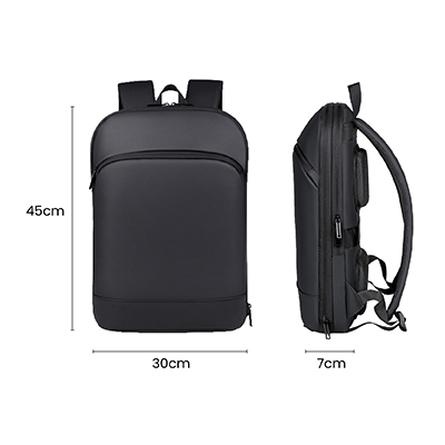 15.6" SLIM Expandable Laptop Backpack 09